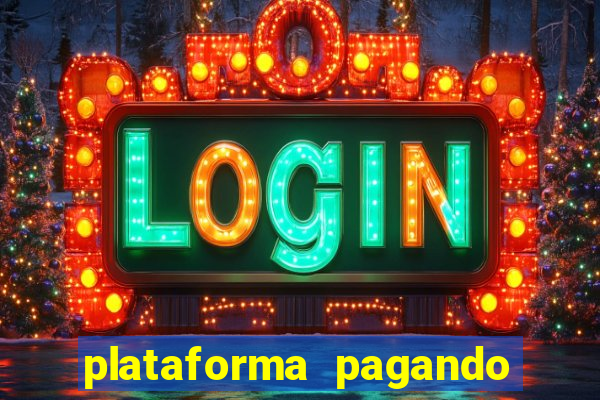 plataforma pagando no cadastro